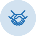 handshake icon illustration