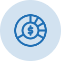 pie chart icon illustration